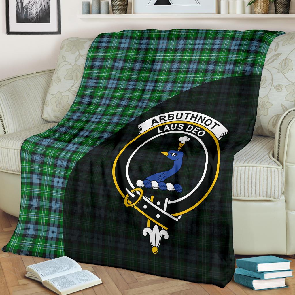 Arbuthnot Ancient Tartan Crest Blanket - 3 Sizes