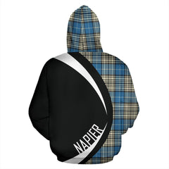 Napier Ancient Tartan Crest Zipper Hoodie - Circle Style