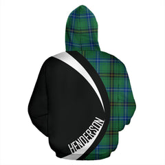 Henderson (Mackendrick) Ancient Tartan Crest Hoodie - Circle Style