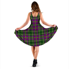 Taylor Family Tartan Midi Dress