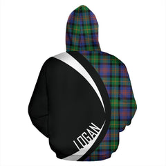 Logan Ancient Tartan Crest Hoodie - Circle Style