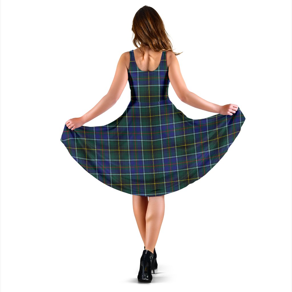 MacInnes Modern Tartan Midi Dress