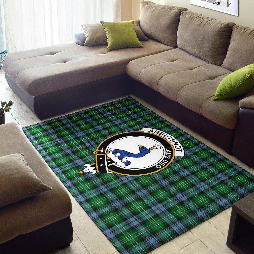 Arbuthnot Tartan Crest Area Rug