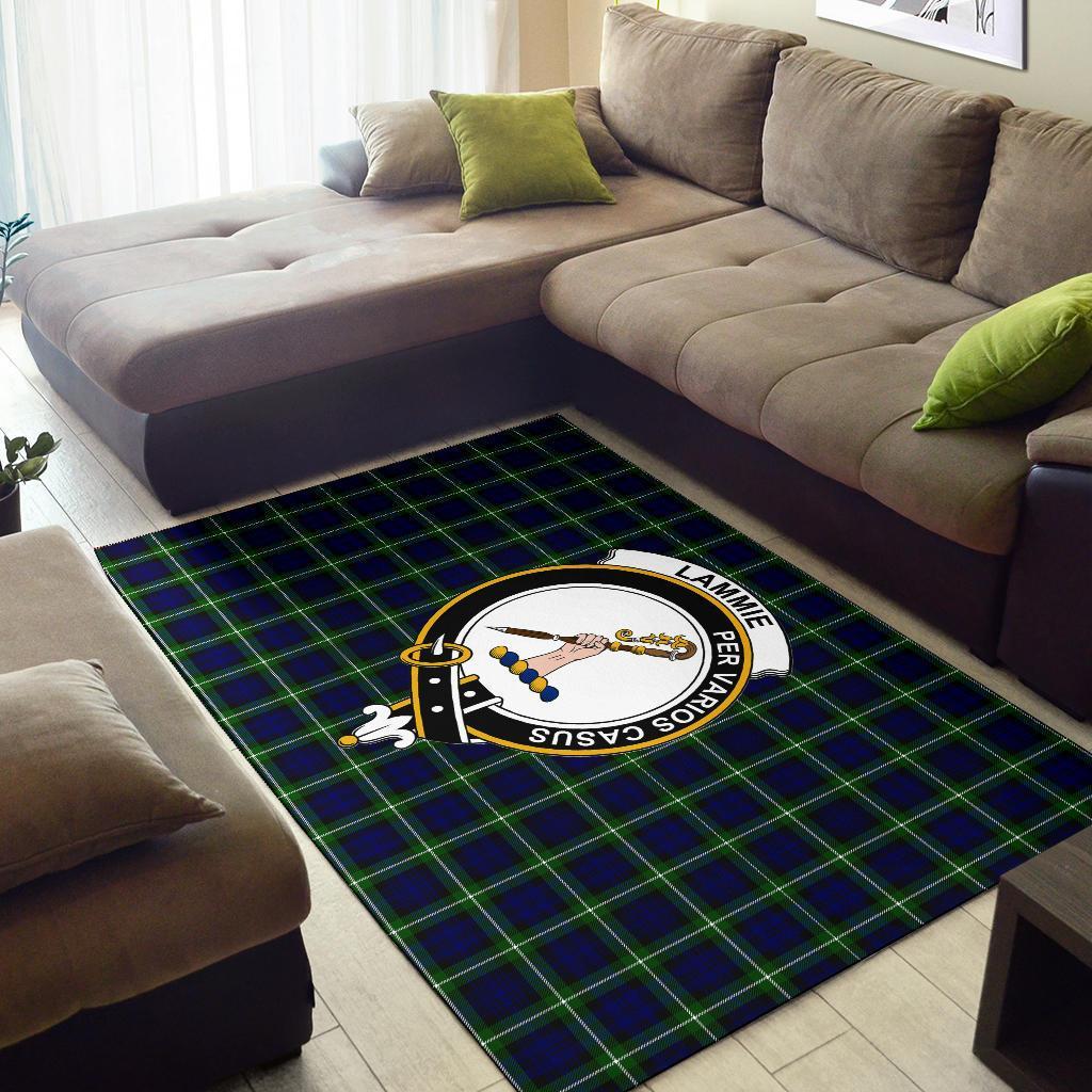 Lammie Tartan Crest Area Rug