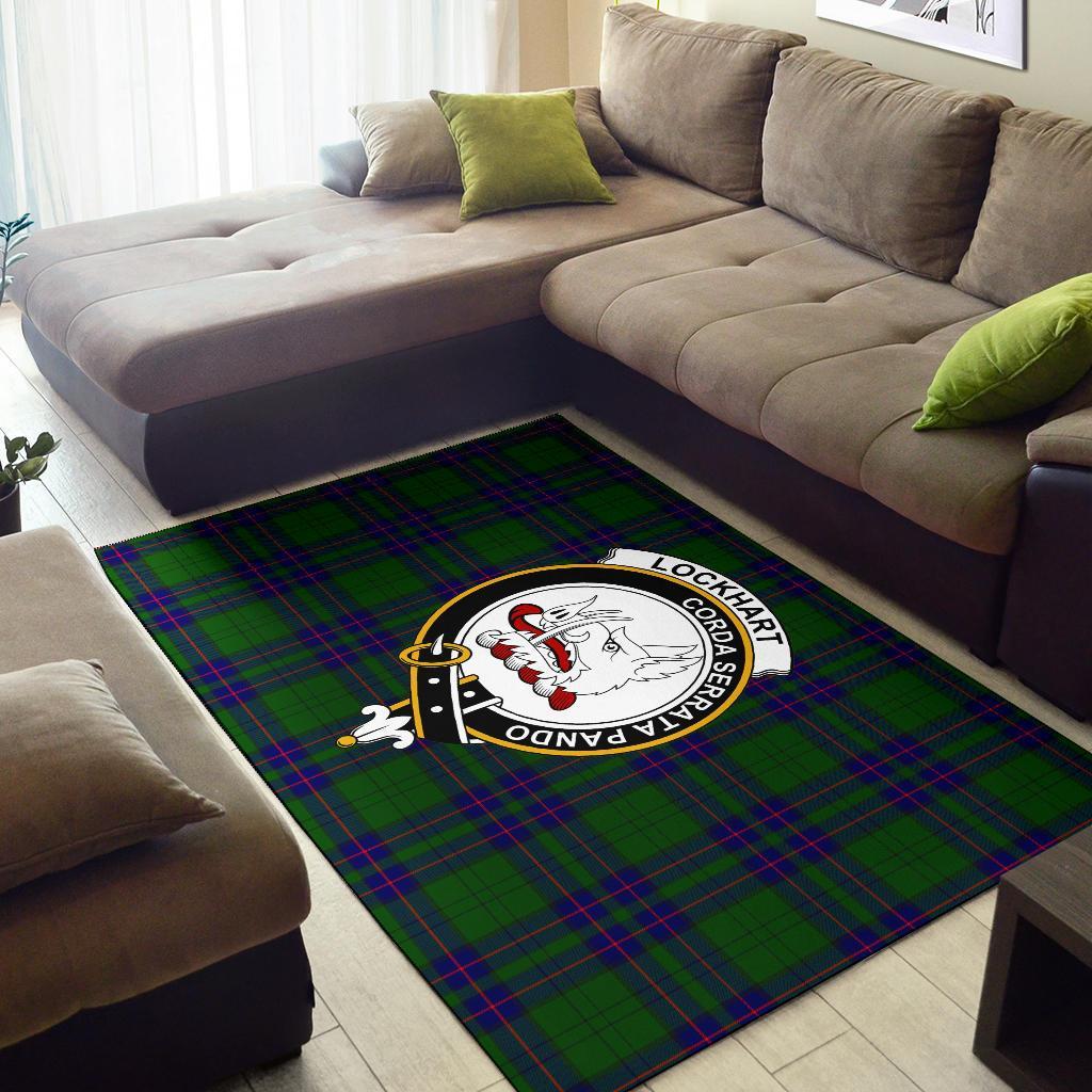 Lockhart Tartan Crest Area Rug