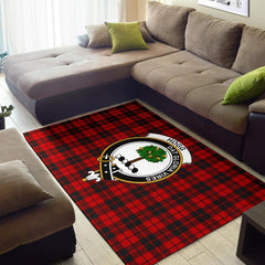 Hogg (Or Hog) Tartan Crest Area Rug