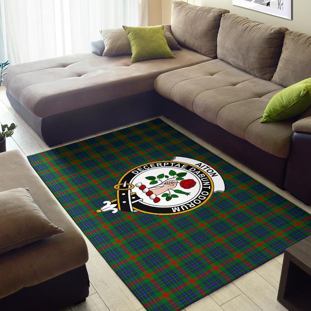 Aiton Tartan Crest Area Rug