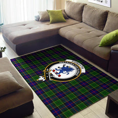 Forsyth Tartan Crest Area Rug