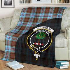 Anderson Ancient Tartan Crest Blanket Wave Style