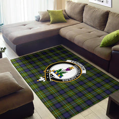 Fergusson Modern Tartan Crest Area Rug