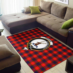 Fraser (Of Lovat) Tartan Crest Area Rug