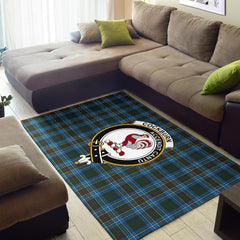 Cockburn Tartan Crest Area Rug