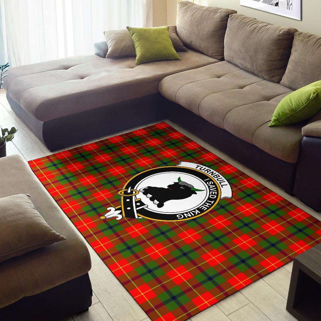 Turnbull Tartan Crest Area Rug