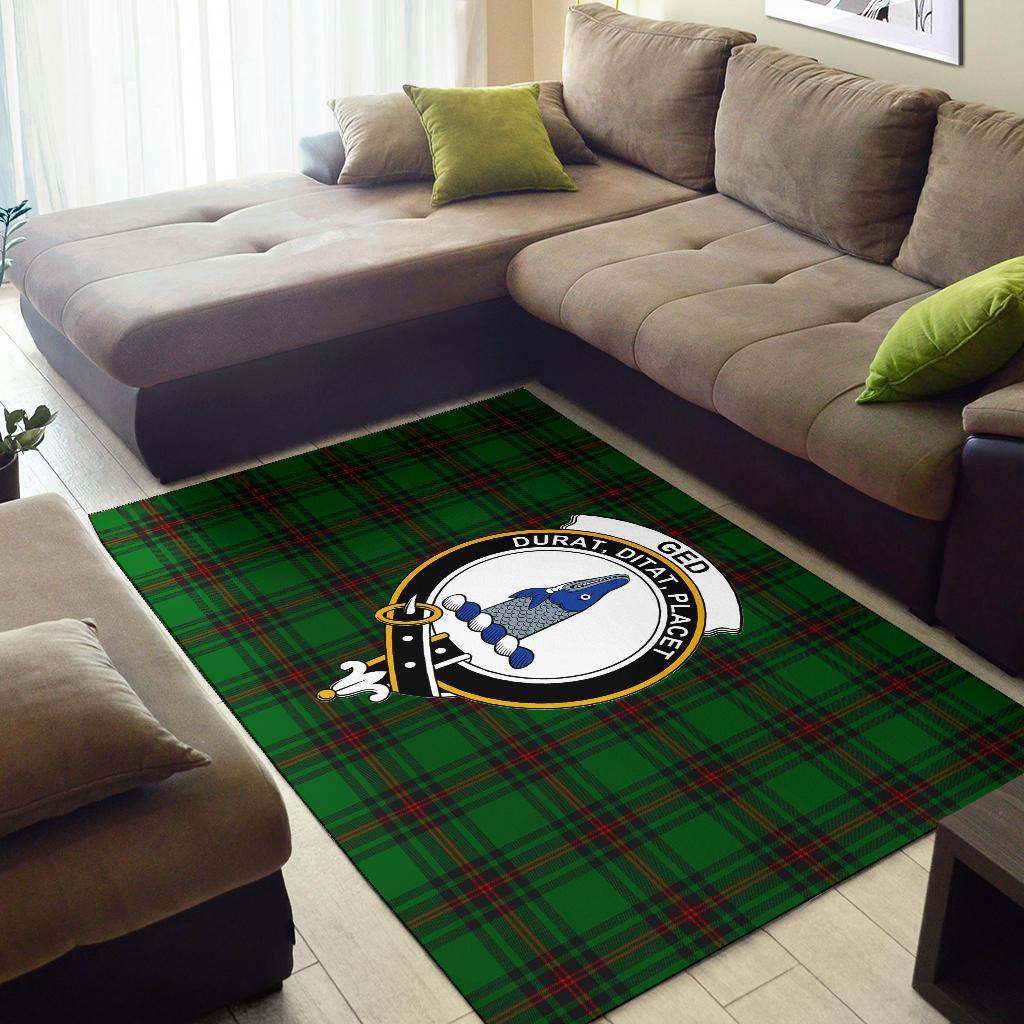 Ged Tartan Crest Area Rug