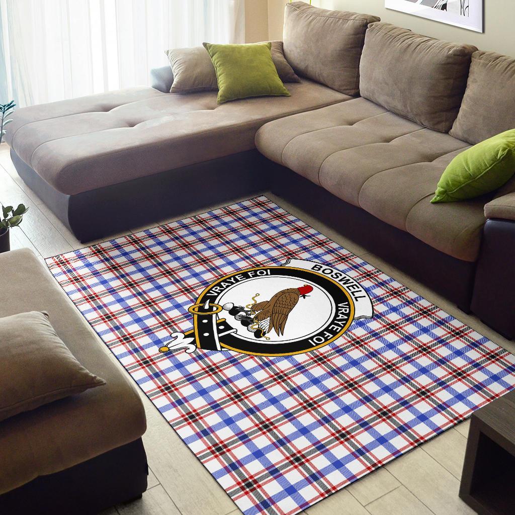 Boswell Tartan Crest Area Rug