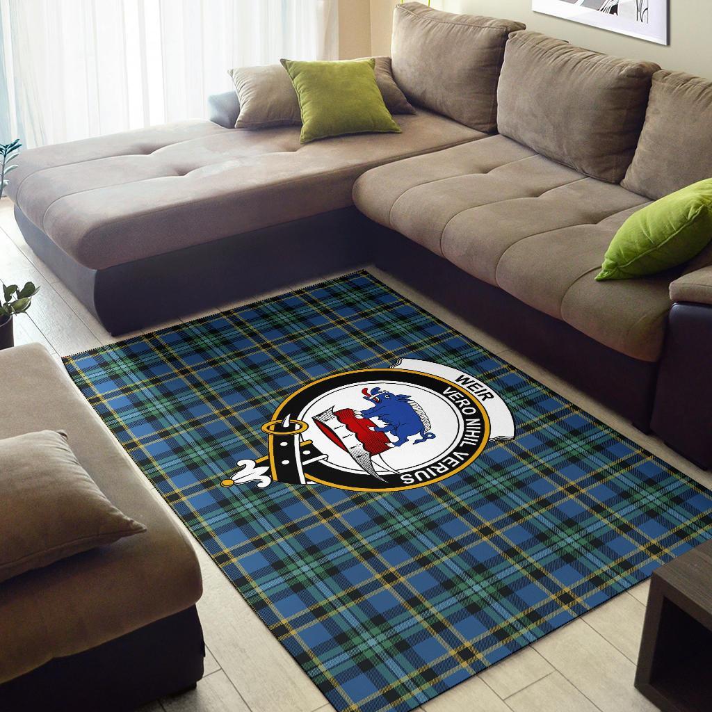 Weir Tartan Crest Area Rug