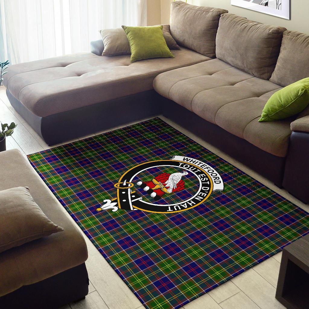 Whiteford Tartan Crest Area Rug