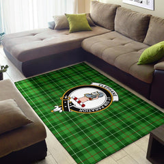 Clephane (Or Clephan) Tartan Crest Area Rug