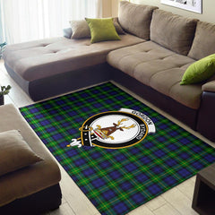 Gordon Tartan Crest Area Rug