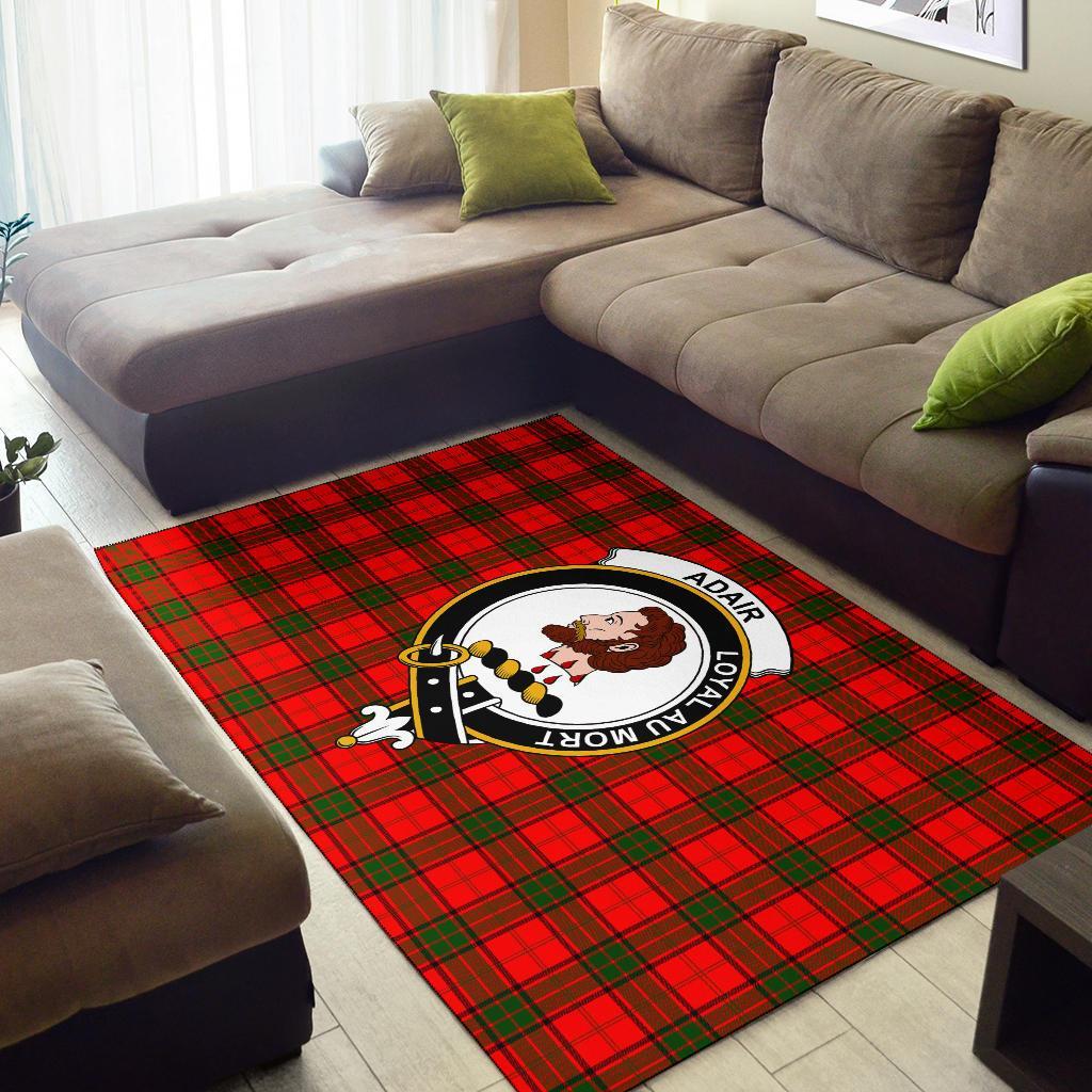 Adair Tartan Crest Area Rug