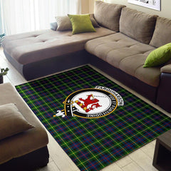 Farquharson Tartan Crest Area Rug