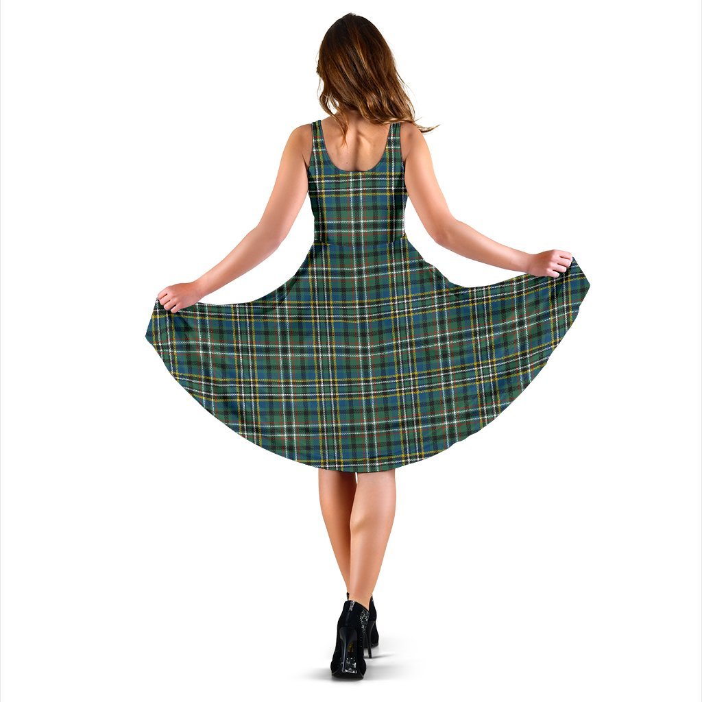 Scott Green Ancient Tartan Midi Dress