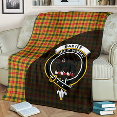 Baxter Tartan Crest Blanket Wave Style