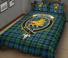 Campbell Ancient 01 Tartan Crest Quilt Bed Set