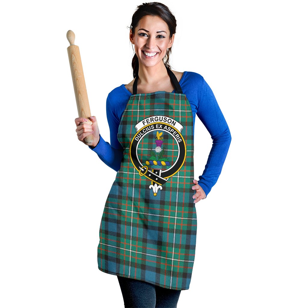 Ferguson Ancient Tartan Crest Apron