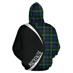 Mackenzie Tartan Crest Zipper Hoodie - Circle Style SP