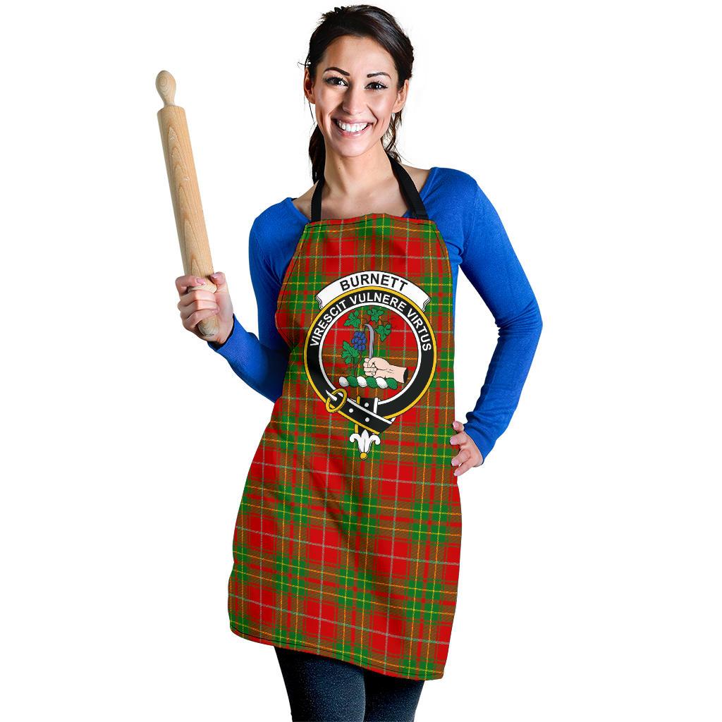 Burnett Ancient Tartan Crest Apron