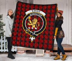 Ewing Tartan Crest Quilt - SP