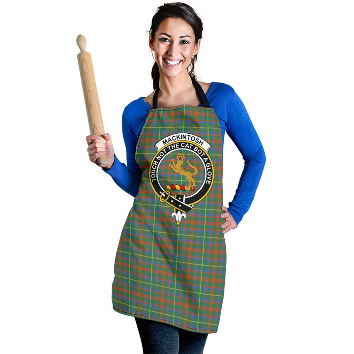 MacKintosh Hunting Ancient Tartan Crest Apron