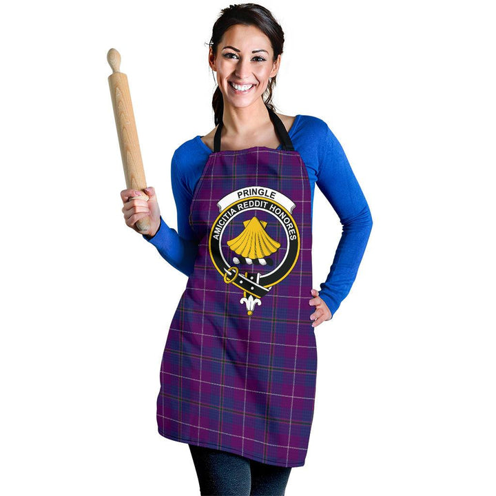 Pride of Glencoe Tartan Crest Apron