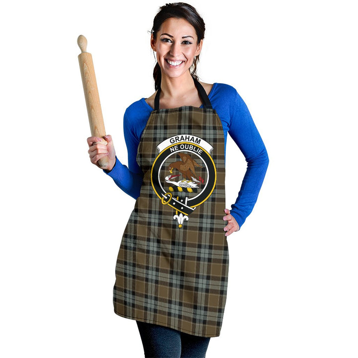 Graham of Menteith Weathered Tartan Crest Apron