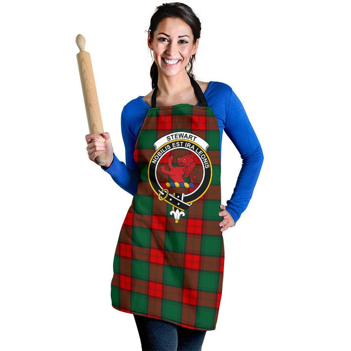 Stewart Atholl Modern Tartan Crest Apron