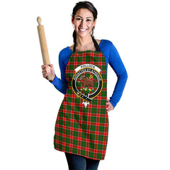 Pollock Modern Tartan Crest Apron