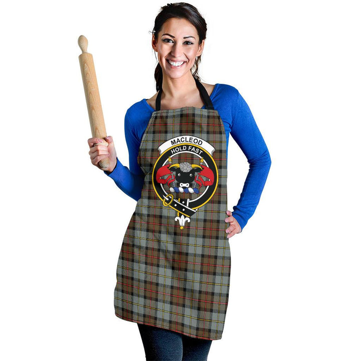 MacLeod of Harris Weathered Tartan Crest Apron