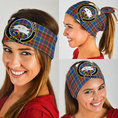 Bethune Modern Tartan Crest Bandana - Neck Gaiter