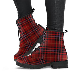 Brim - DeForest of Balvaird Castle Tartan Leather Boots