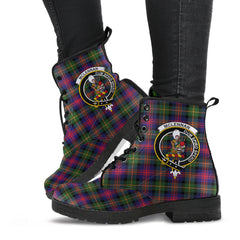 McLennan Tartan Crest Leather Boots - SP