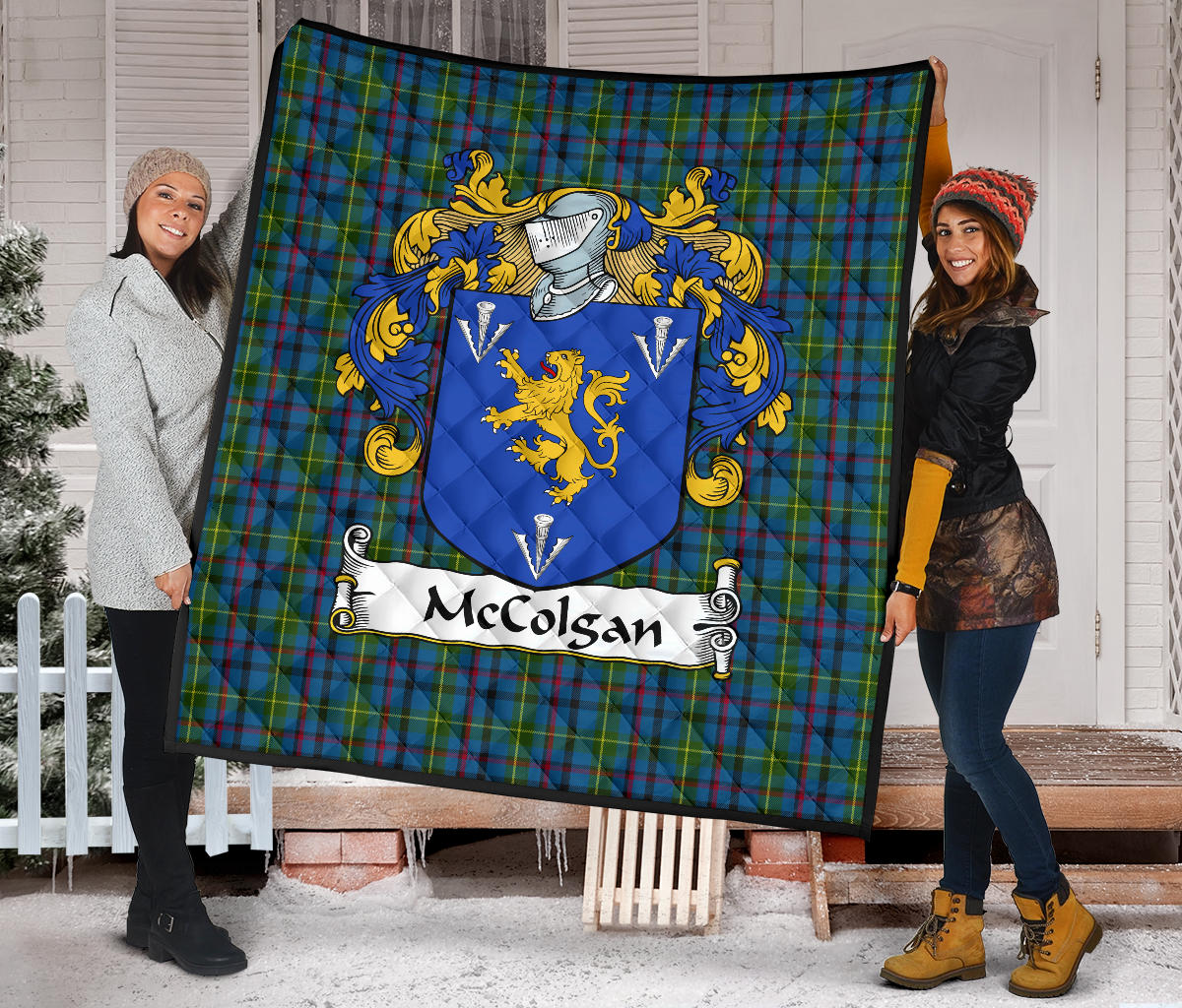 McColgan Tartan Crest Quilt