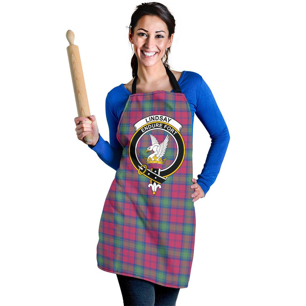 Lindsay Ancient Tartan Crest Apron