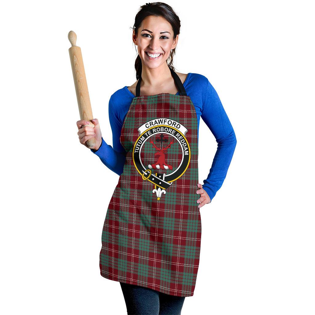 Crawford Modern Tartan Crest Apron