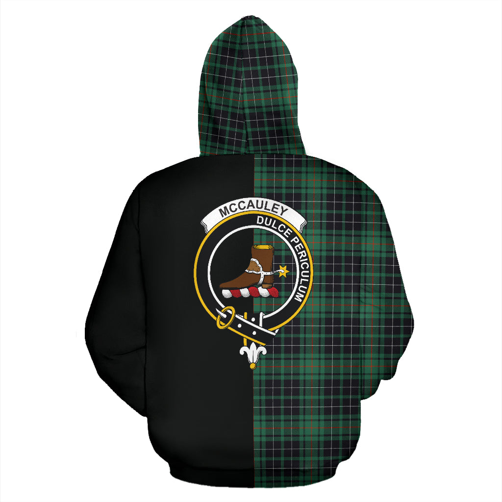 McCauley Hunting Ancient Tartan Crest Zipper Hoodie - Half Of Me Style SP