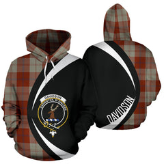 Davidson Dress Dancers Tartan Crest Hoodie - Circle Style