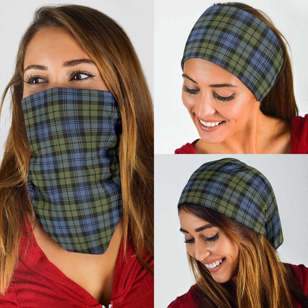 Campbell Of Faded Tartan Neck Gaiter - Bandana