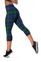 Blackwatch Modern Tartan Capris Leggings