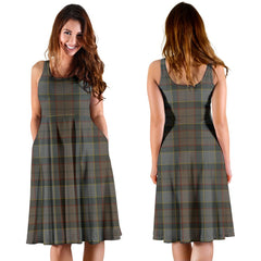 Outlander Fraser Tartan Midi Dress