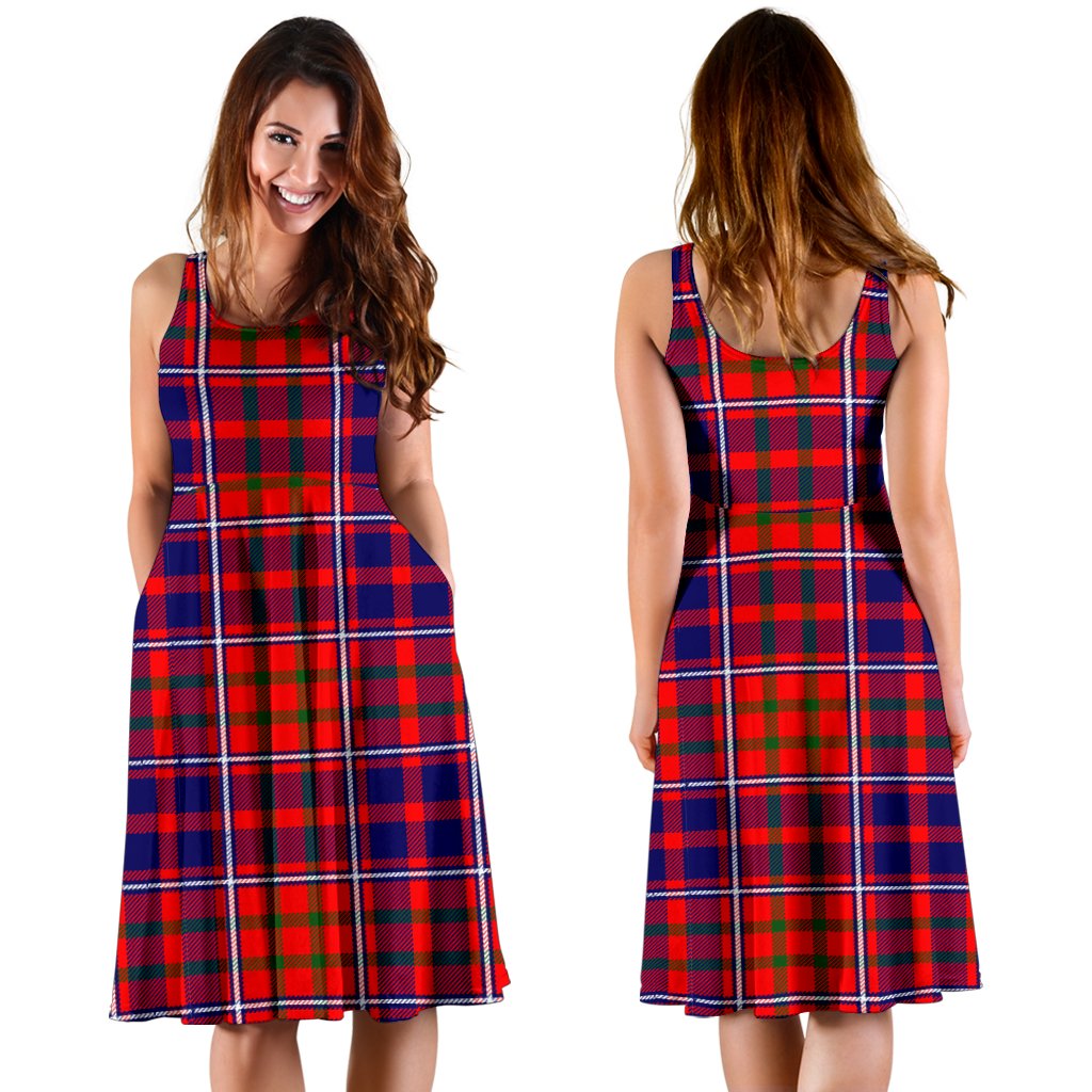 Cameron of Lochiel Modern Tartan Midi Dress